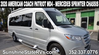 New 2020 American Coach Patriot MD4 Class B RV - Mercedes Sprinter Chassis