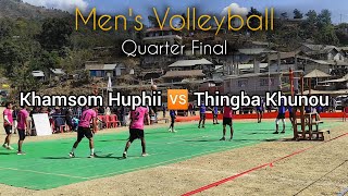 Khamsom Huphii 🆚 Thingba Khunou | Men's Volleyball | Quarter Final | XXIII PNTM TOURNAMENT 2024 |