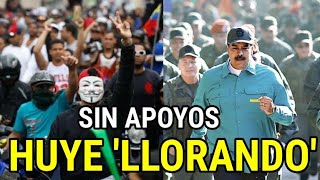 🌐ABUCHEOS A MADURO EN LA FRONTERA QUE HUYE CORRIENDO