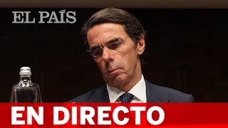 DIRECTO: AZNAR comparece en el Congreso por la 'caja B' del PP