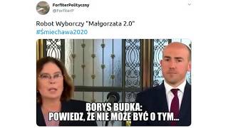 Budka podpowiada kandydatce bez własnego zdania co ma mówić