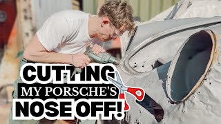 I CUT MY PORSCHE'S NOSE OFF - PORSCHE RESTORATION