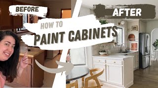 How to Paint Your Kitchen Cabinets - DIY Process for PROFESSIONAL results