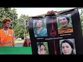 demo in münster zum 2. jahrestag des mordes an jina mahsa amini in iran rede gholam ghanizadeh