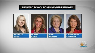 Florida Gov. DeSantis suspends four Broward School Board members