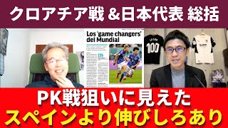 PK戦狙いに見えた。「賢い」選手が揃う日本はスペインより伸びしろがある｜木村浩嗣さん クロアチア戦 振り返り \u0026 日本代表総括