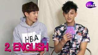 HD] 130830 EXO Tao (MC Chanyeol) @ The Star Interview