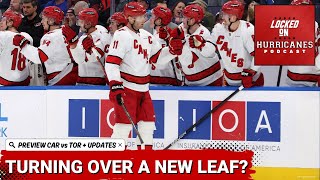 Hurricanes Host Maple Leafs in First Season Meeting | Carolina Hurricanes Podcast