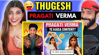 PRAGATI VERMA ROAST! (CRINGE INDIAN YOUTUBER!) | THUGESH REACTION