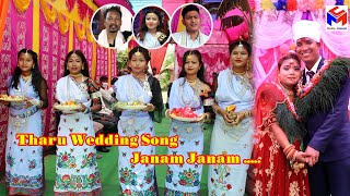 Tharu Wedding Song Janam Janam || Suman weds Suren || 2020/2077