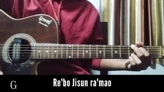 Re'bo Jisun ramao garo gospel song || Guitar lesson