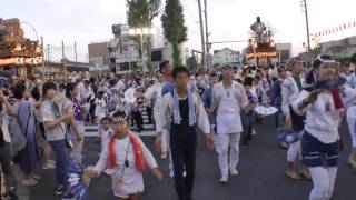 合同手踊り　下壹丁目、五丁目、七丁目合同番組　駅前地点　潮来祇園祭禮2016　初日　00177