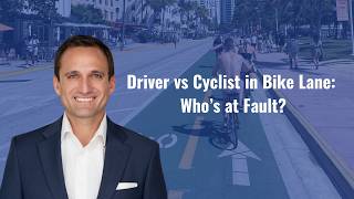 Florida Bike Lane Crash: Who Is at Fault When a Car Hits a Cyclist?