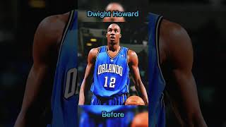 Dwight Howard before and after tattoos!!!￼