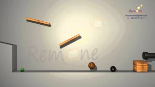 three Balls with different weights