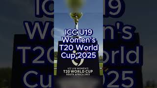 Groups of the ICC U19 Women's T20 World Cup 2025 #femalecricket #icc #under19 #worldcup #u19women