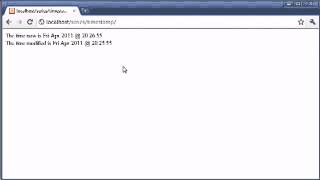 Beginner PHP Tutorial 59 Modifying timestamps flv
