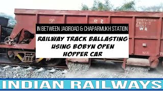 RAILWAY TRACK BALLASTING IN JAGIROAD│CHAPARMUKH SECTION