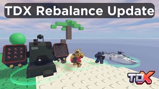 TDX REBALANCE UPDATE (Golden Jugg Nerf + More) | Roblox