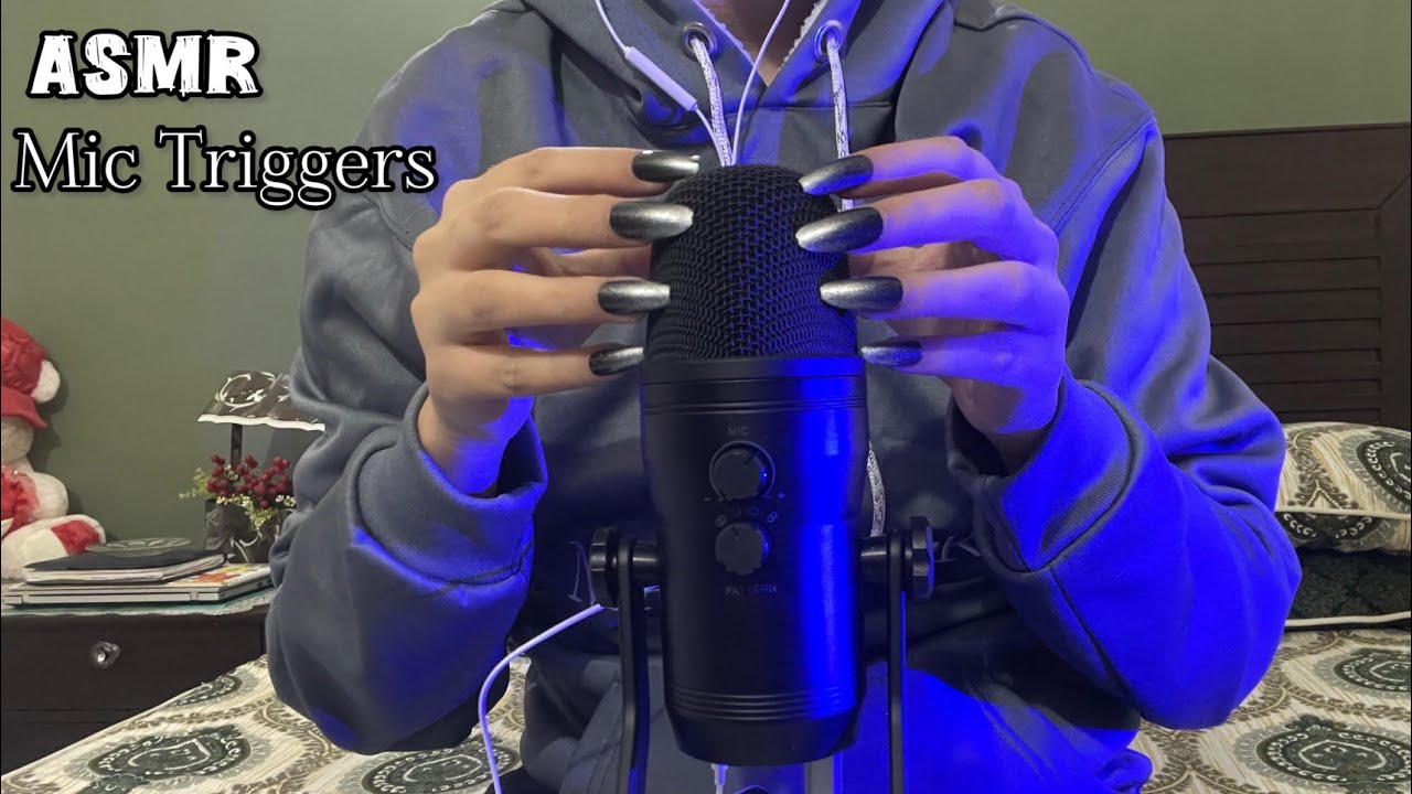 Asmr Intense Mic Triggers Mic Brushing Scratching Gripping 亢