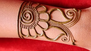 deepavali dhamaka mehndi design for back hand || special arabic mehendi || easy henna, new mehandi