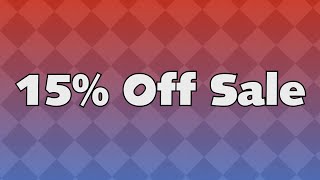 15% Off Sale on our Ko-fi