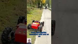 CE EPA 16HP 9HP 7HP strong power low power consumption remote controlled robot slope mower