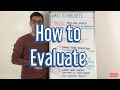 How to evaluate in Business?