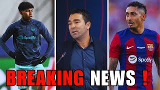 CONFIRMED✅DECO JUST ANNOUNCED THIS🔥 LAMINE YAMAL FUTURE WITH BARCELONA NEXT SEASON! BARCA NEWS TODAY