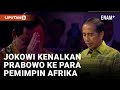 Jokowi Perkenalkan Prabowo ke Para Pemimpin Negara di Forum Indonesia-Afrika | Liputan6