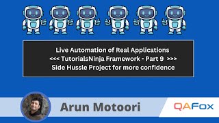 Framework Implementation in Live Automation Project 1 - Part 9 (Selenium Java)