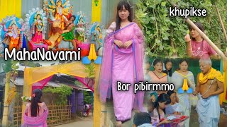 Navami vlog🙏cdeid naba farani ei 😅//Matam kuinagi tungda semjba video🥺