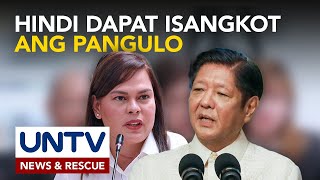 PBBM, 'di dapat isangkot sa impeachment ni VP Sara – House leaders