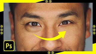 Remove eye bag easily in photoshop #shorts