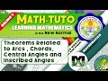 (PART 1) Theorems Related to Arcs, Chords, Central Angles & Inscribed Angles