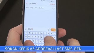 Sokan kérik az adóbevallás elkészítését SMS-ben