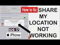 How to Fix Share My Location Not Working on iPhone after iOS Update
