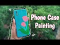 Let's Decorate the phone case || Diy aesthetic phone case painting with acrylic Colours🎨