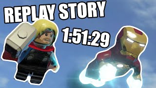 [WR] LEGO Marvel Super Heroes Replay Story Speedrun in 1:51:29