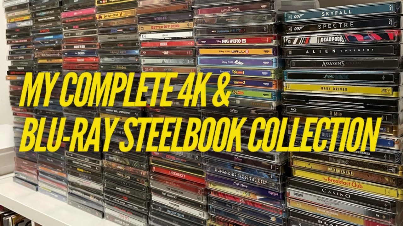 My Complete 4K & Blu-ray Steelbook Collection - YouTube