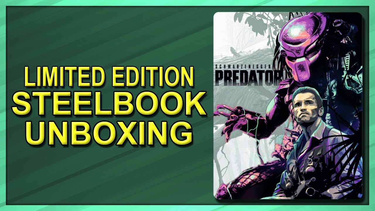 Predator Limited Edition Blu-ray SteelBook Unboxing - YouTube