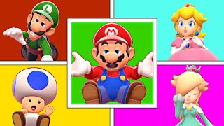Super Mario 3D World: All Character's Death Animations & Game Over Screens!
