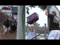 VIDEO: Stranded travelers ditch cars on 105 Freeway, climb fence to reach LAX | ABC7