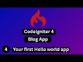 #4 CodeIgniter 4 Hello World Tutorial: Get Started with CI4