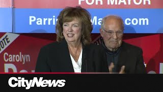 Carolyn Parrish celebrates Mississauga mayoral byelection win