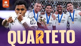 RODRYGO IMPÕE QUE O REAL MADRID É UM QUARTETO