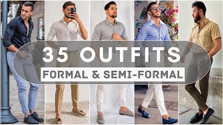 35 Formal \u0026 Semi-Formal Looks for Men 2022 | FORMAL OUTFITS 2022 | Men's Fashion