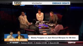 Paquiao & Marquez on First Take