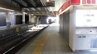 （低速入線）名鉄金山駅2番線　準急新可児行き到着