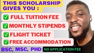 BEST SCHOLARSHIP IF YOU HAVE NO MONEY TO STUDY ABROAD 2025